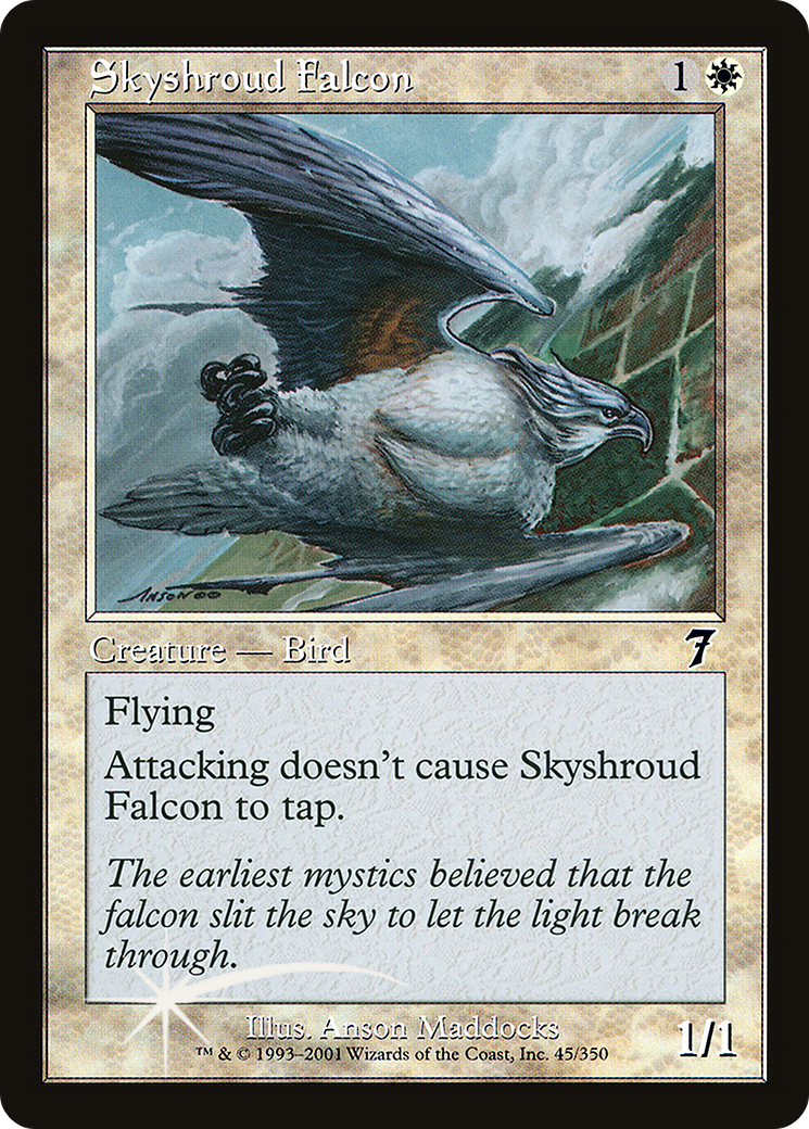 Skyshroud Falcon (7ED-45★) - Seventh Edition Foil - Premium MTG Single from Wizards of the Coast - Just $0.96! Shop now at Game Crave Tournament Store