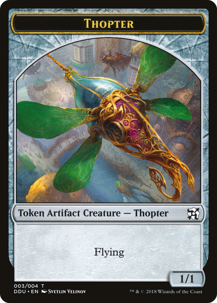 Thopter (TDDU-003) - Duel Decks: Elves vs. Inventors Tokens - Premium MTG Single from Wizards of the Coast - Just $0.08! Shop now at Game Crave Tournament Store