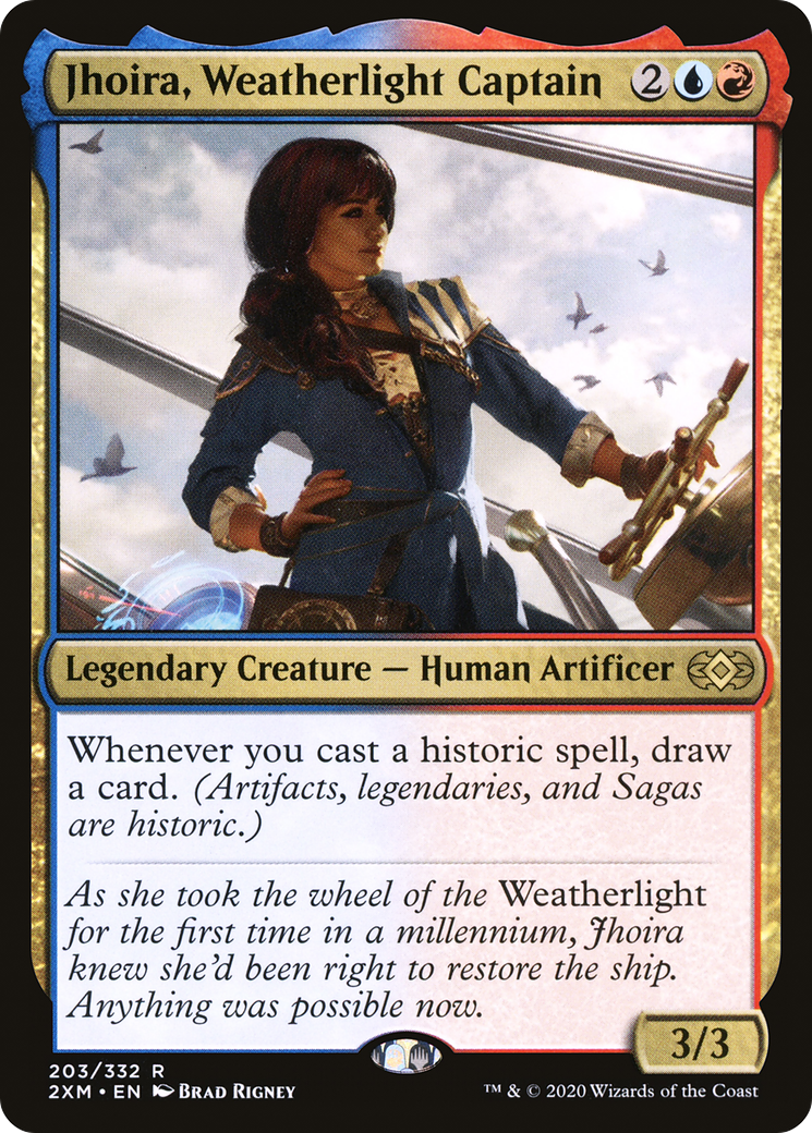 Jhoira, Weatherlight Captain (2XM-203) - Double Masters Foil - Premium MTG Single from Wizards of the Coast - Just $7.64! Shop now at Game Crave Tournament Store