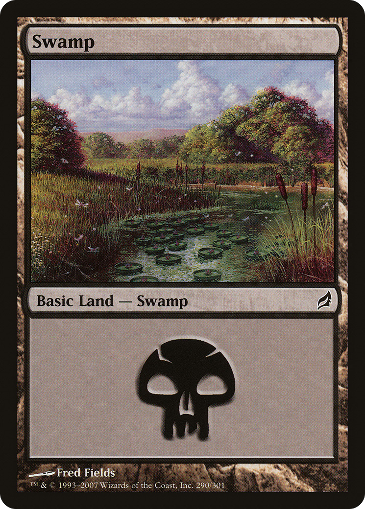 Swamp (LRW-290) - Lorwyn Foil - Premium MTG Single from Wizards of the Coast - Just $0.30! Shop now at Game Crave Tournament Store