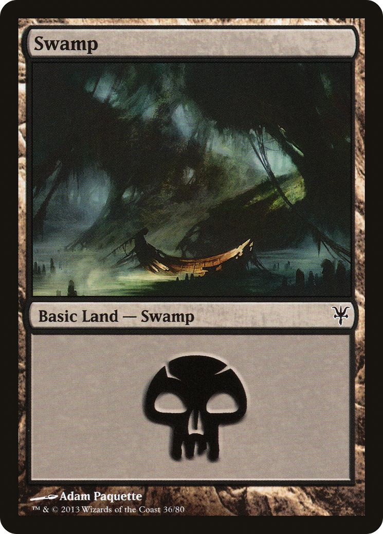 Swamp (DDK-036) - Duel Decks: Sorin vs. Tibalt - Premium MTG Single from Wizards of the Coast - Just $0.08! Shop now at Game Crave Tournament Store