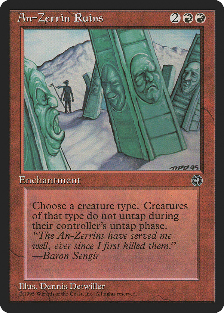 An-Zerrin Ruins (HML-064) - Homelands - Premium MTG Single from Wizards of the Coast - Just $0.49! Shop now at Game Crave Tournament Store