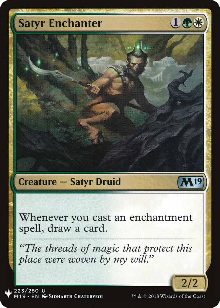 Satyr Enchanter (MB1-1479) - Mystery Booster - Premium MTG Single from Wizards of the Coast - Just $0.12! Shop now at Game Crave Tournament Store