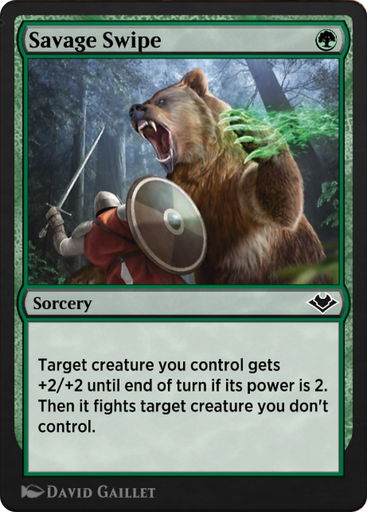 Savage Swipe (J21-630) - Jumpstart: Historic Horizons - Premium MTG Single from Wizards of the Coast - Just $0! Shop now at Game Crave Tournament Store