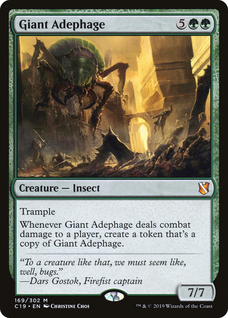 Giant Adephage (C19-169) - Commander 2019 - Premium MTG Single from Wizards of the Coast - Just $0.35! Shop now at Game Crave Tournament Store