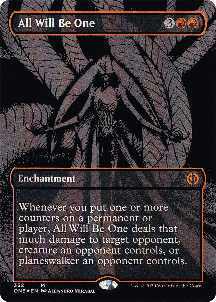 All Will Be One (ONE-352) - Phyrexia: All Will Be One (Borderless) Foil - Premium MTG Single from Wizards of the Coast - Just $19.77! Shop now at Game Crave Tournament Store