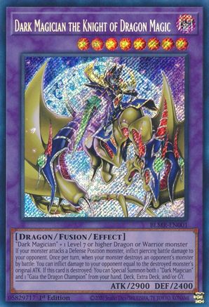 Dark Magician the Knight of Dragon Magic (BLMR-EN001) - Battles of Legend: Monstrous Revenge 1st Edition - Premium Yugioh Single from Konami - Just $1.84! Shop now at Game Crave Tournament Store