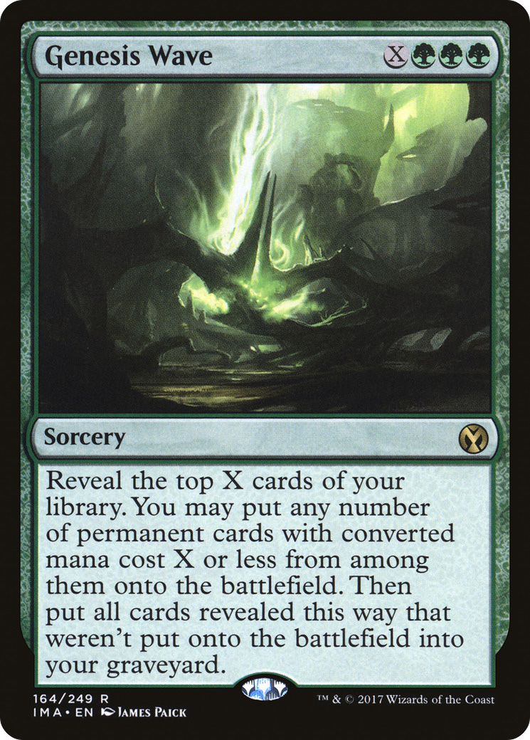Genesis Wave (IMA-164) - Iconic Masters Foil - Premium MTG Single from Wizards of the Coast - Just $0.45! Shop now at Game Crave Tournament Store