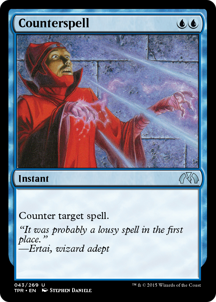Counterspell (TPR-043) - Tempest Remastered Foil - Premium MTG Single from Wizards of the Coast - Just $0! Shop now at Game Crave Tournament Store