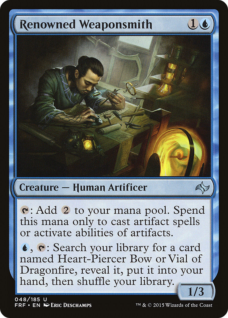 Renowned Weaponsmith (FRF-048) - Fate Reforged - Premium MTG Single from Wizards of the Coast - Just $0.25! Shop now at Game Crave Tournament Store