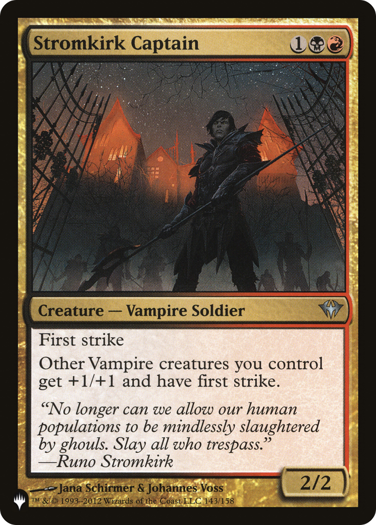 Stromkirk Captain (PLIST-1327) - The List - Premium MTG Single from Wizards of the Coast - Just $0.11! Shop now at Game Crave Tournament Store