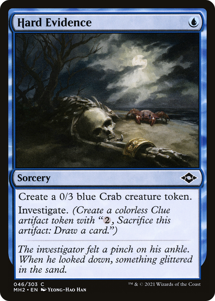 Hard Evidence (MH2-046) - Modern Horizons 2 Foil - Premium MTG Single from Wizards of the Coast - Just $0.08! Shop now at Game Crave Tournament Store