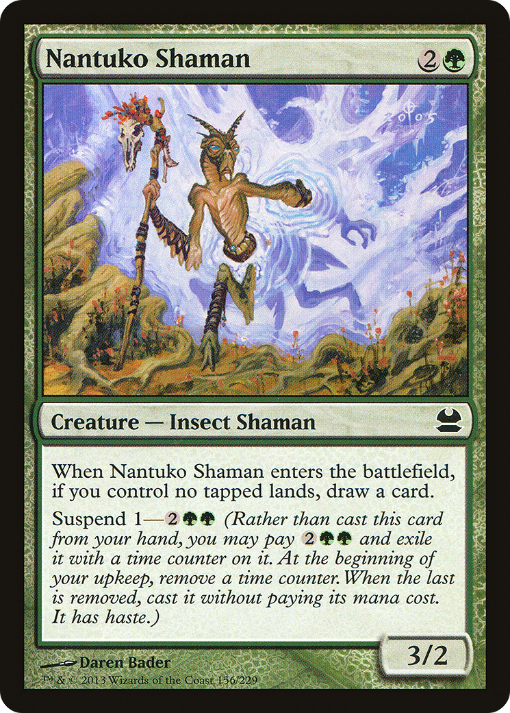 Nantuko Shaman (MMA-156) - Modern Masters Foil - Premium MTG Single from Wizards of the Coast - Just $0.08! Shop now at Game Crave Tournament Store