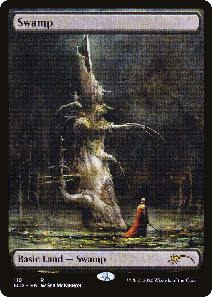 Swamp (SLD-119) - Secret Lair Drop Foil - Premium MTG Single from Wizards of the Coast - Just $3.47! Shop now at Game Crave Tournament Store