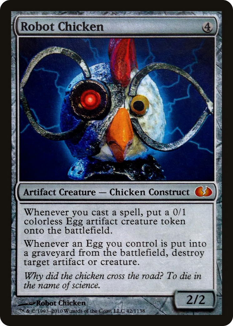 Robot Chicken (PCEL-006) - Celebration Cards - Premium MTG Single from Wizards of the Coast - Just $0! Shop now at Game Crave Tournament Store