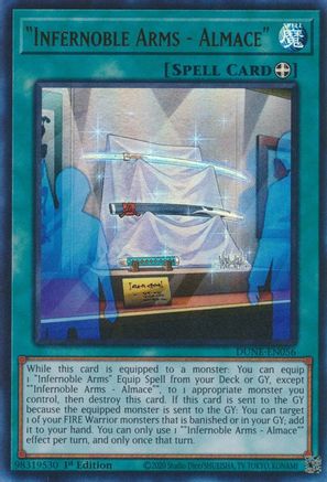 "Infernoble Arms - Almace" (DUNE-EN056) - Duelist Nexus 1st Edition - Premium Yugioh Single from Konami - Just $0.78! Shop now at Game Crave Tournament Store