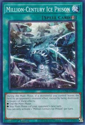 Million-Century Ice Prison (DUNE-EN066) - Duelist Nexus 1st Edition - Premium Yugioh Single from Konami - Just $0.08! Shop now at Game Crave Tournament Store