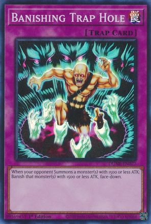 Banishing Trap Hole (DUNE-EN077) - Duelist Nexus 1st Edition - Premium Yugioh Single from Konami - Just $0.25! Shop now at Game Crave Tournament Store