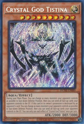 Crystal God Tistina (DUNE-EN089) - Duelist Nexus 1st Edition - Premium Yugioh Single from Konami - Just $0.46! Shop now at Game Crave Tournament Store