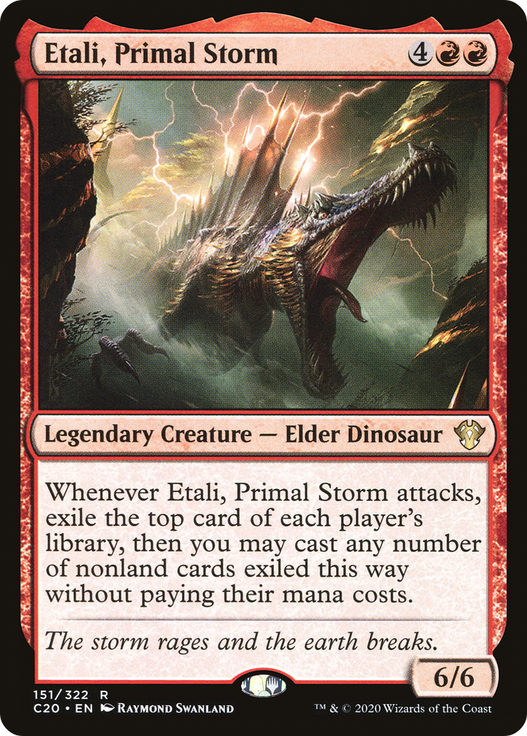 Etali, Primal Storm (C20-151) - Commander 2020 - Premium MTG Single from Wizards of the Coast - Just $0.09! Shop now at Game Crave Tournament Store