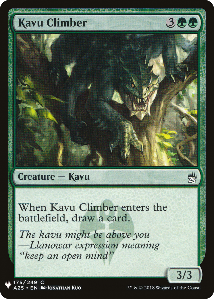 Kavu Climber (MB1-1247) - Mystery Booster - Premium MTG Single from Wizards of the Coast - Just $0.08! Shop now at Game Crave Tournament Store