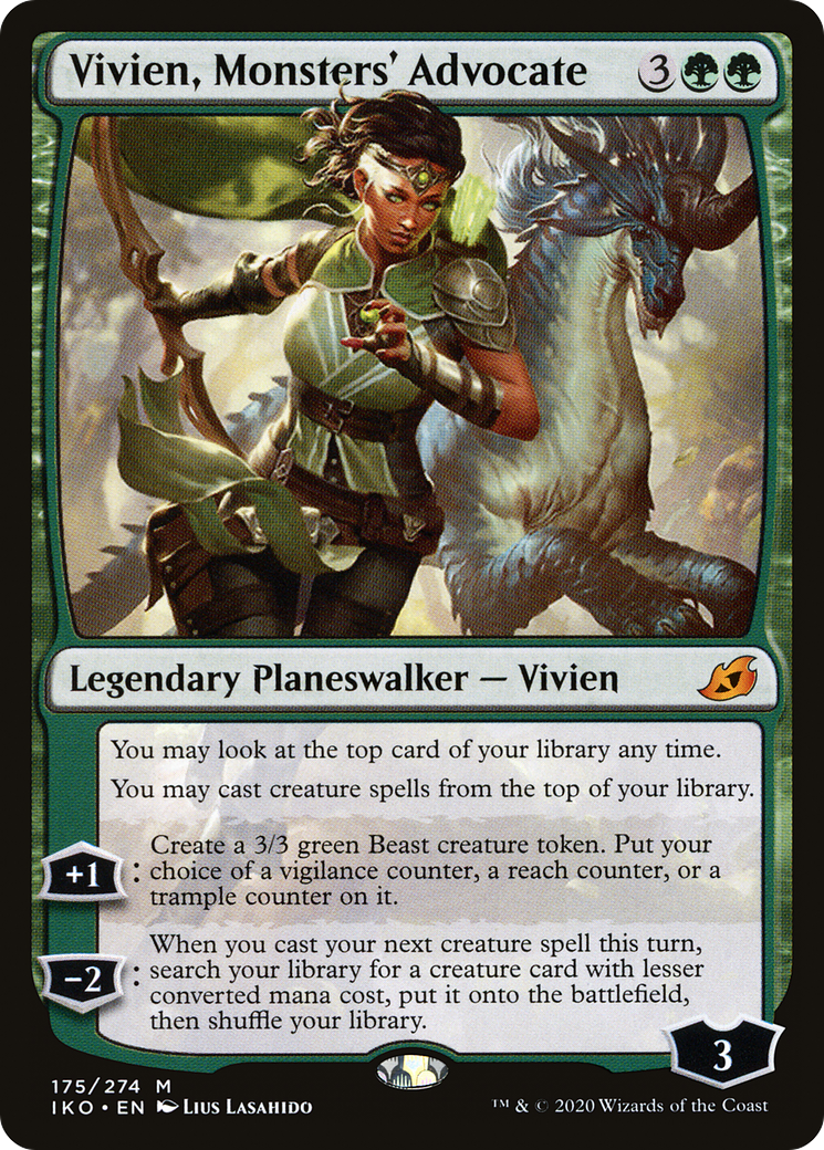 Vivien, Monsters' Advocate (IKO-175) - Ikoria: Lair of Behemoths Foil - Premium MTG Single from Wizards of the Coast - Just $0.71! Shop now at Game Crave Tournament Store