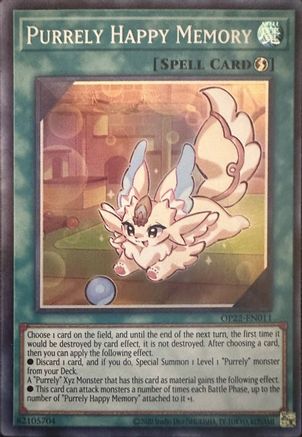 Purrely Happy Memory (OP22-EN011) - OTS Tournament Pack 22 Unlimited - Premium Yugioh Single from Konami - Just $0.08! Shop now at Game Crave Tournament Store