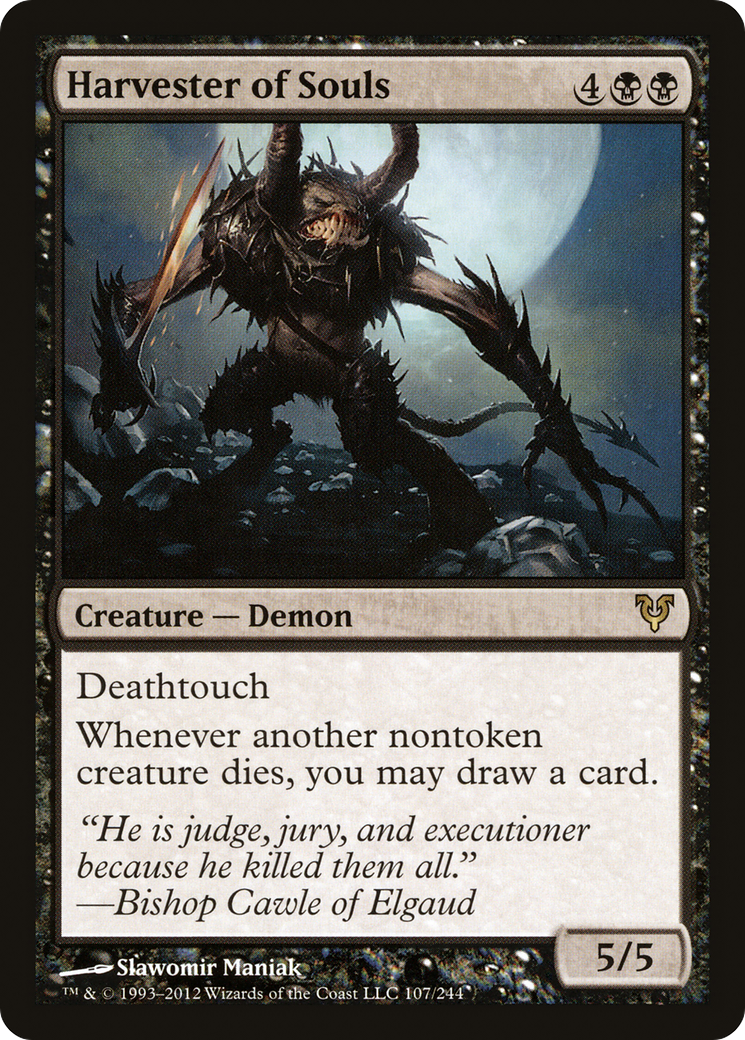 Harvester of Souls (AVR-107) - Avacyn Restored - Premium MTG Single from Wizards of the Coast - Just $0.19! Shop now at Game Crave Tournament Store