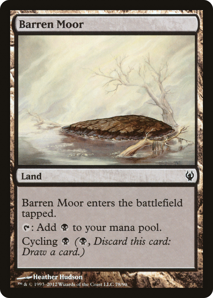Barren Moor (DDJ-078) - Duel Decks: Izzet vs. Golgari - Premium MTG Single from Wizards of the Coast - Just $0.08! Shop now at Game Crave Tournament Store