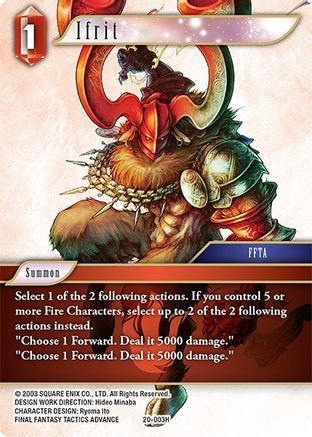 Ifrit (DAWN OF HEROES) Foil - Premium Final Fantasy Single from Dawn of Heroes - Just $1.30! Shop now at Game Crave Tournament Store