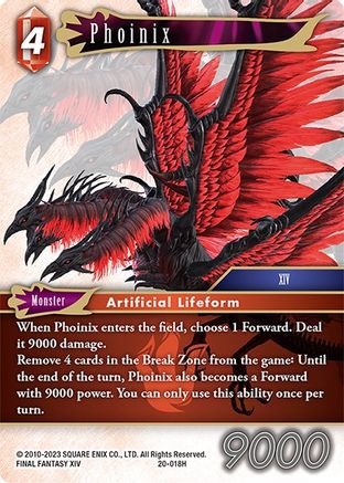 Phoinix (DAWN OF HEROES) Foil - Premium Final Fantasy Single from Dawn of Heroes - Just $0.58! Shop now at Game Crave Tournament Store