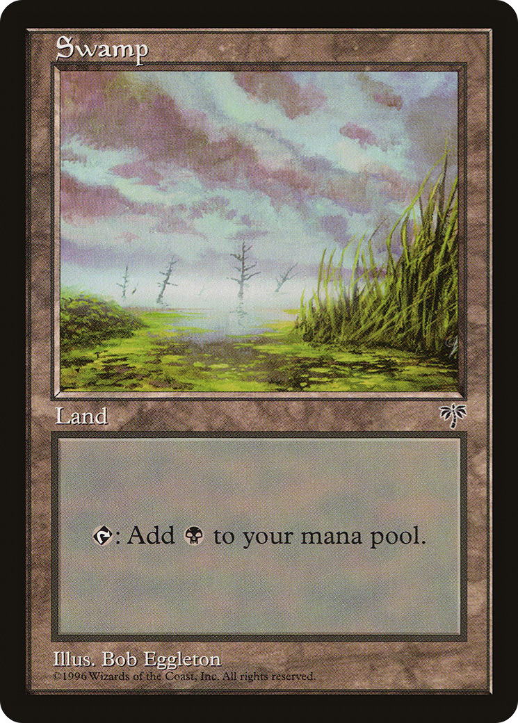 Swamp (MIR-342) - Mirage - Premium MTG Single from Wizards of the Coast - Just $0.14! Shop now at Game Crave Tournament Store