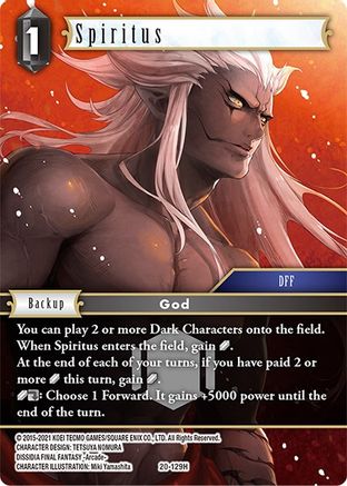 Spiritus (DAWN OF HEROES) - Premium Final Fantasy Single from Dawn of Heroes - Just $0.25! Shop now at Game Crave Tournament Store