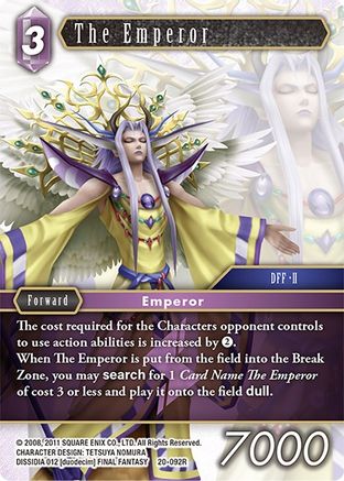 The Emperor (DAWN OF HEROES) Foil - Premium Final Fantasy Single from Dawn of Heroes - Just $0.65! Shop now at Game Crave Tournament Store