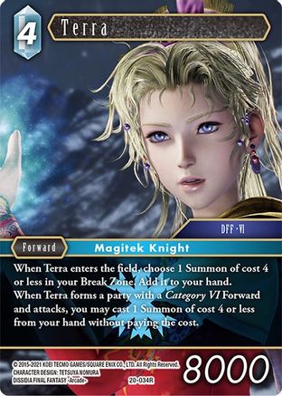 Terra (DAWN OF HEROES) Foil - Premium Final Fantasy Single from Dawn of Heroes - Just $0.40! Shop now at Game Crave Tournament Store
