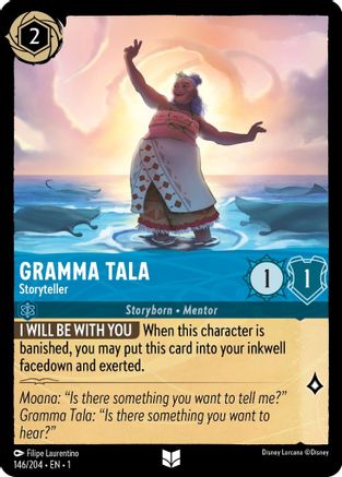 Gramma Tala - Storyteller (146/204) - The First Chapter Cold Foil - Premium Lorcana Single from Disney - Just $0.34! Shop now at Game Crave Tournament Store