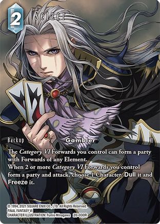 Setzer (Full Art) (DAWN OF HEROES) Foil - Premium Final Fantasy Single from Dawn of Heroes - Just $17.81! Shop now at Game Crave Tournament Store