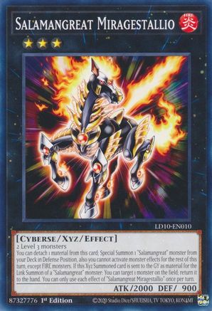Salamangreat Miragestallio (LD10-EN010) - Legendary Duelists: Soulburning Volcano 1st Edition - Premium Yugioh Single from Konami - Just $0.25! Shop now at Game Crave Tournament Store