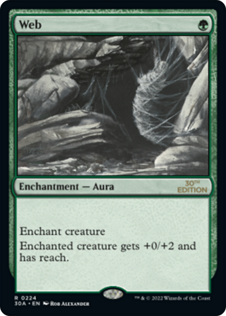 Web (30A-224) - 30th Anniversary Edition - Premium MTG Single from Wizards of the Coast - Just $6.37! Shop now at Game Crave Tournament Store