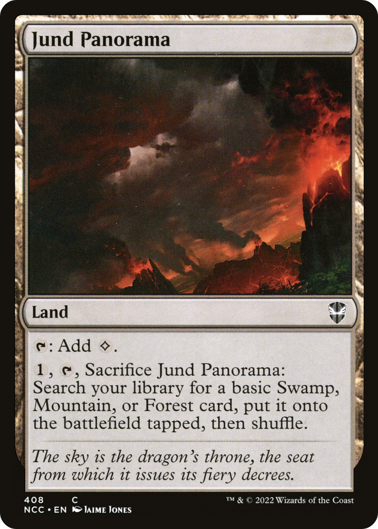 Jund Panorama (NCC-408) - New Capenna Commander - Premium MTG Single from Wizards of the Coast - Just $0.08! Shop now at Game Crave Tournament Store