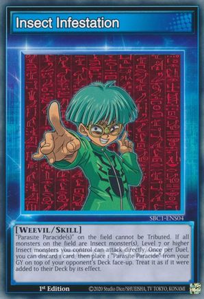Insect Infestation (SBC1-ENS04) - Speed Duel: Streets of Battle City 1st Edition - Premium Yugioh Single from Konami - Just $0.25! Shop now at Game Crave Tournament Store