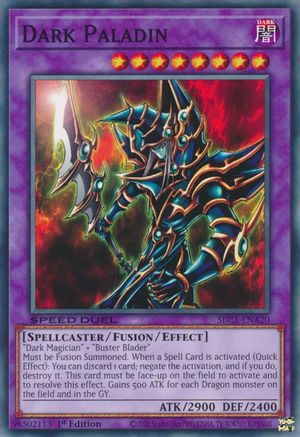 Dark Paladin (SBC1-ENA20) - Speed Duel: Streets of Battle City 1st Edition - Premium Yugioh Single from Konami - Just $0.26! Shop now at Game Crave Tournament Store