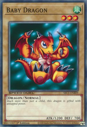 Baby Dragon (SBC1-ENB09) - Speed Duel: Streets of Battle City 1st Edition - Premium Yugioh Single from Konami - Just $0.25! Shop now at Game Crave Tournament Store