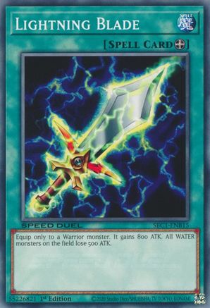 Lightning Blade (SBC1-ENB15) - Speed Duel: Streets of Battle City 1st Edition - Premium Yugioh Single from Konami - Just $0.25! Shop now at Game Crave Tournament Store