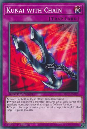 Kunai with Chain (SBC1-ENB19) - Speed Duel: Streets of Battle City 1st Edition - Premium Yugioh Single from Konami - Just $0.25! Shop now at Game Crave Tournament Store