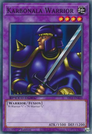 Karbonala Warrior (SBC1-ENB20) - Speed Duel: Streets of Battle City 1st Edition - Premium Yugioh Single from Konami - Just $0.25! Shop now at Game Crave Tournament Store