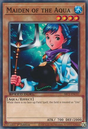 Maiden of the Aqua (SBC1-ENC07) - Speed Duel: Streets of Battle City 1st Edition - Premium Yugioh Single from Konami - Just $0.25! Shop now at Game Crave Tournament Store