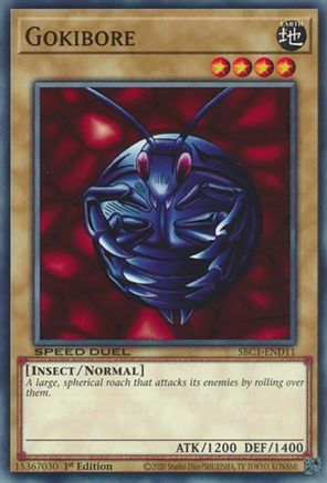 Gokibore (SBC1-END11) - Speed Duel: Streets of Battle City 1st Edition - Premium Yugioh Single from Konami - Just $0.25! Shop now at Game Crave Tournament Store