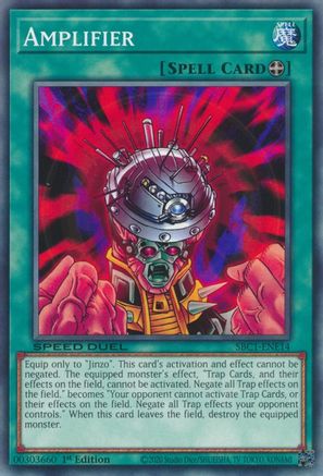 Amplifier (SBC1-ENE14) - Speed Duel: Streets of Battle City 1st Edition - Premium Yugioh Single from Konami - Just $0.25! Shop now at Game Crave Tournament Store