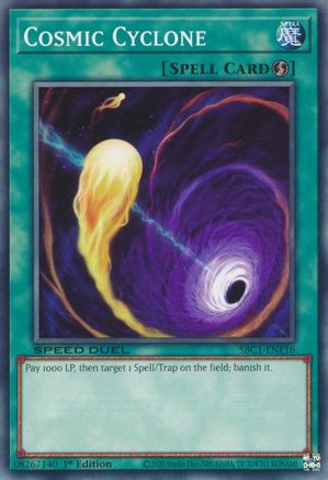 Cosmic Cyclone (SBC1-ENE16) - Speed Duel: Streets of Battle City 1st Edition - Premium Yugioh Single from Konami - Just $0.26! Shop now at Game Crave Tournament Store